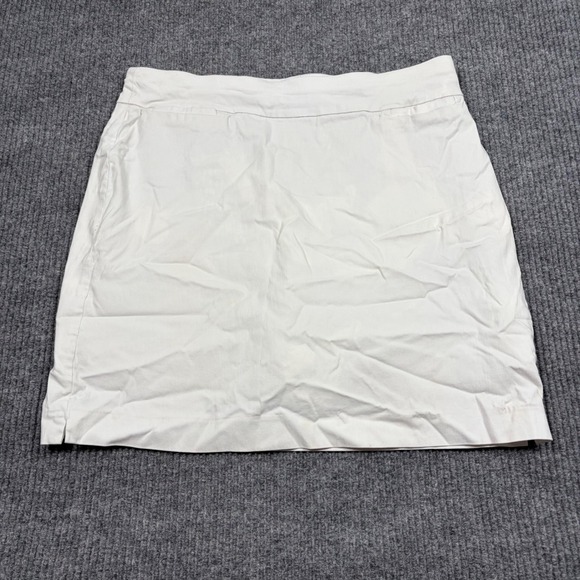 Athleta Pants - Athleta Skort Women 14 White Active Mini Skirt with Built-in Shorts